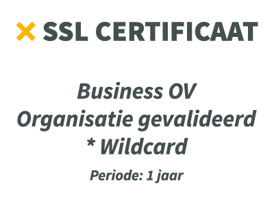 SSL Certificaat OV Wildcard